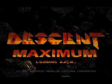 Descent Maximum (US) screen shot title